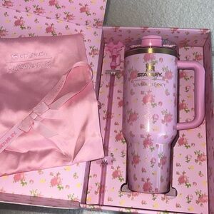 Stanley X Love Shack Fancy 40 Oz Ibiza Sunset Pink Floral Flowstate Tumbler